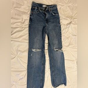 Zara wide leg jeans size 24